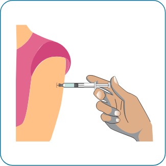 Injecting syringe