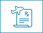 Flight icon with prescription